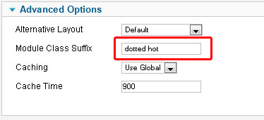 Module Suffix